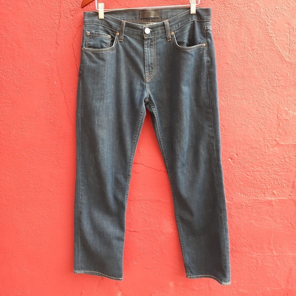 J Brand Cole Relaxed Straight Dark Wash Jeans Sold Out Nordstrom NWT 32 - Picture 3 of 8